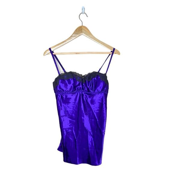 Victoria’s Secret Lingerie Purple Nighty Slip - Picture 1 of 4
